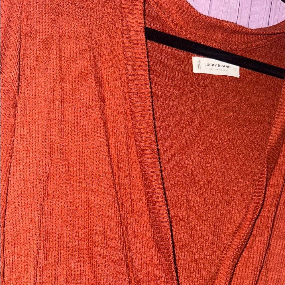 Rust Knit Sweater - Picture 3 of 4